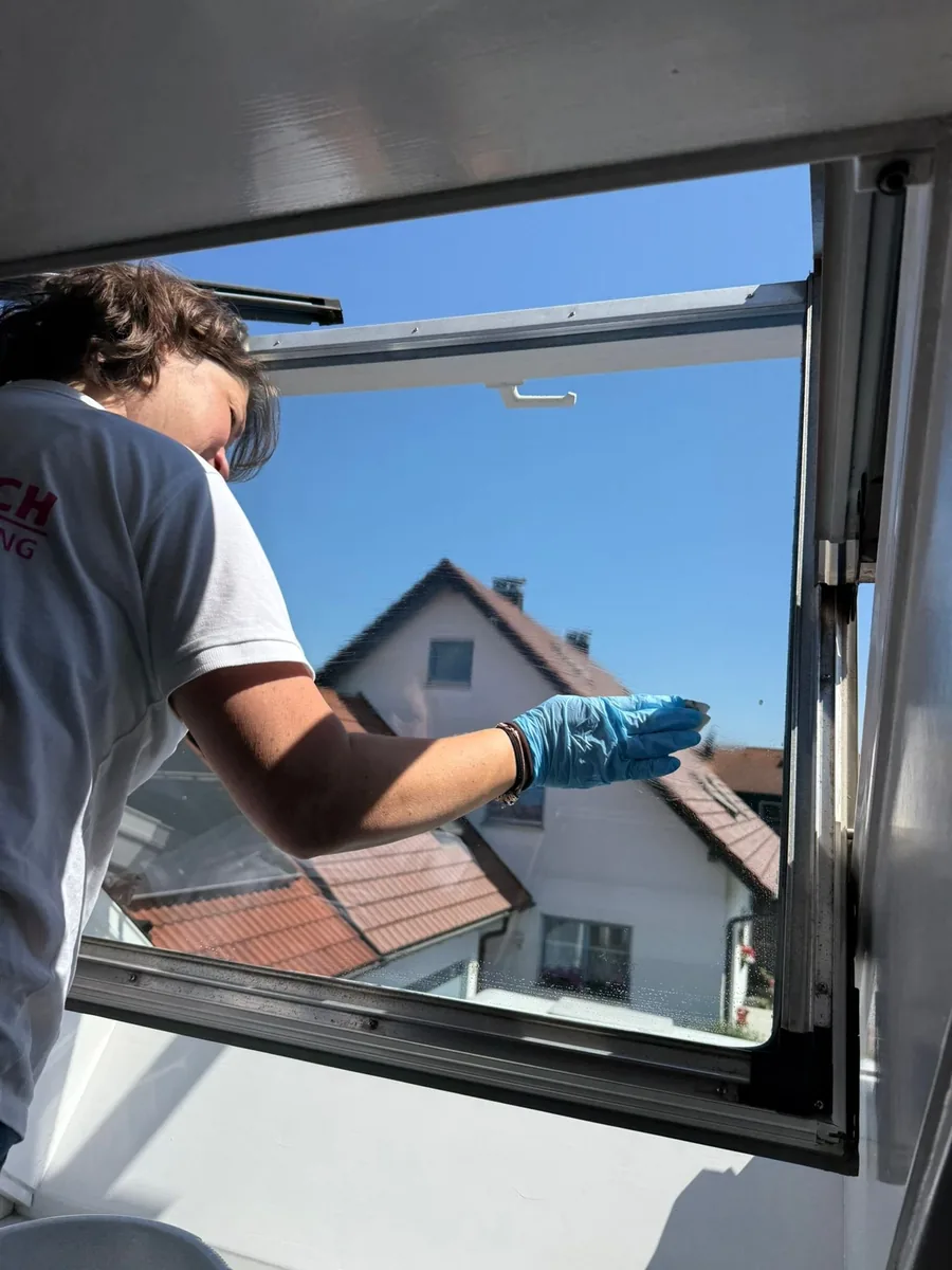 Fenster putzen von innen